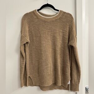 JCREW - Tan Loose Knit Sweater